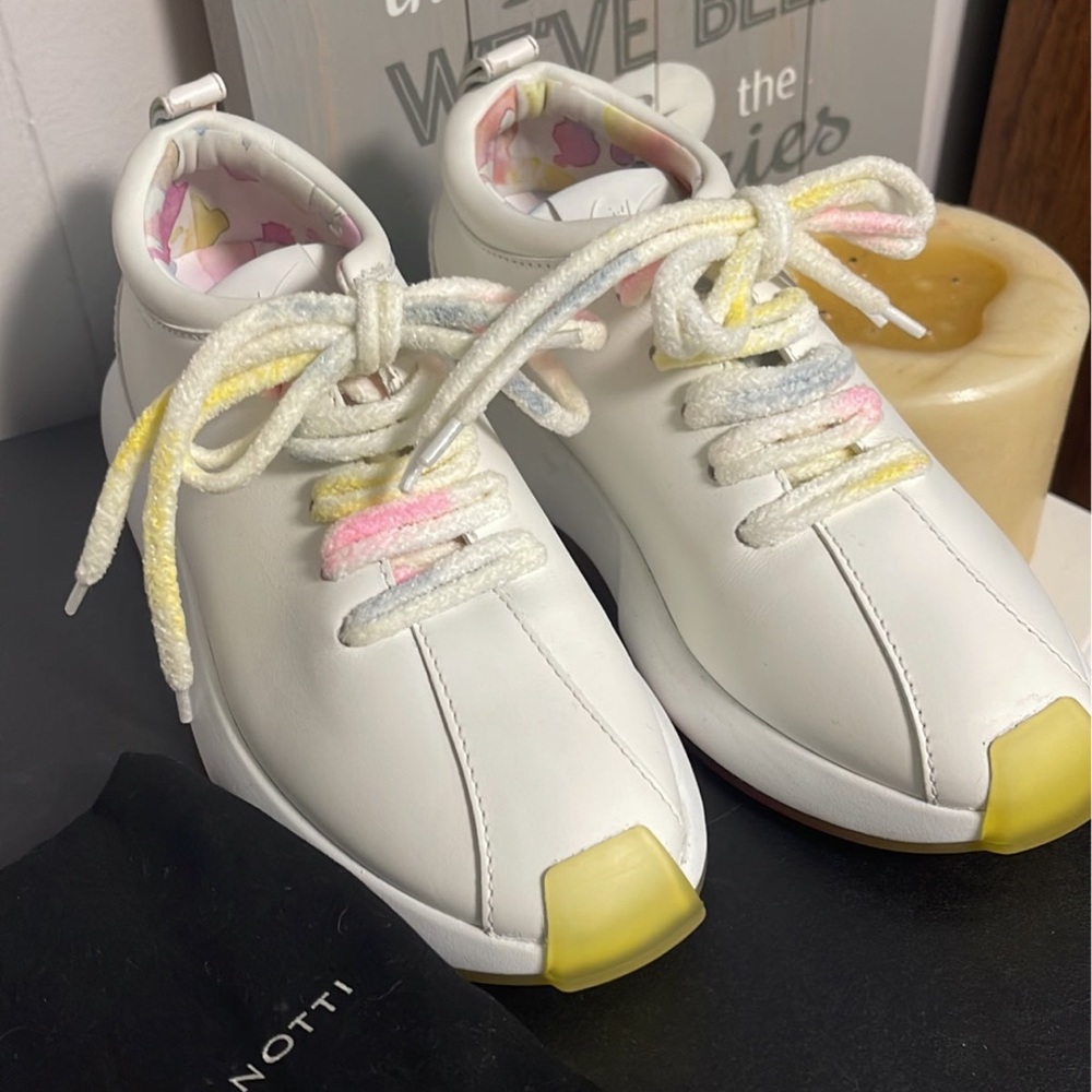 Giuseppe Zanotti Rainbow Colored Sneakers